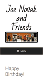 Mobile Screenshot of joenovakandfriends.com